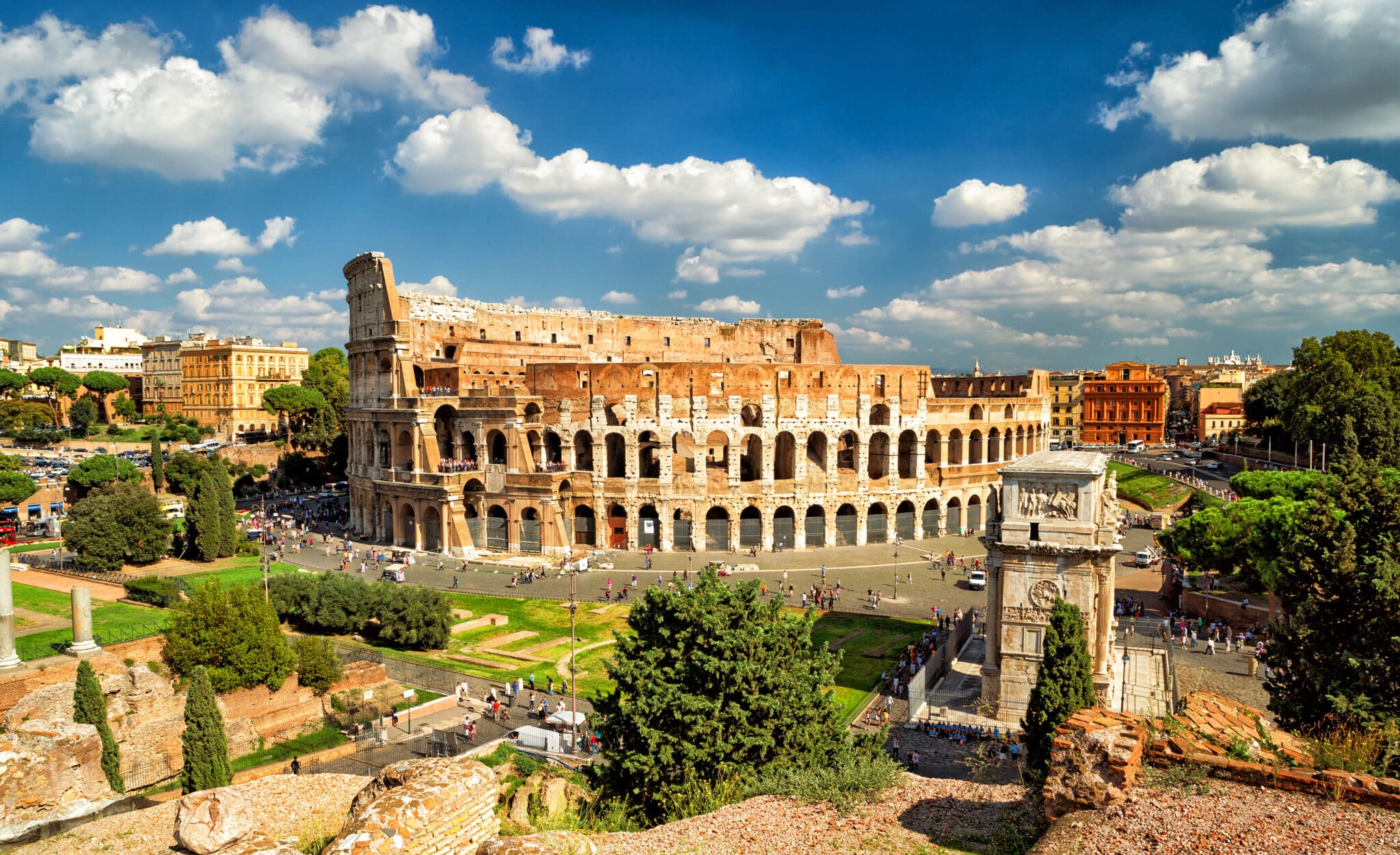 Colosseum  in Rome, Italy