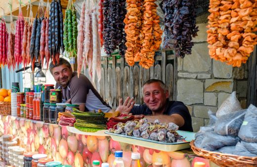 Gruzja i Armenia- targ