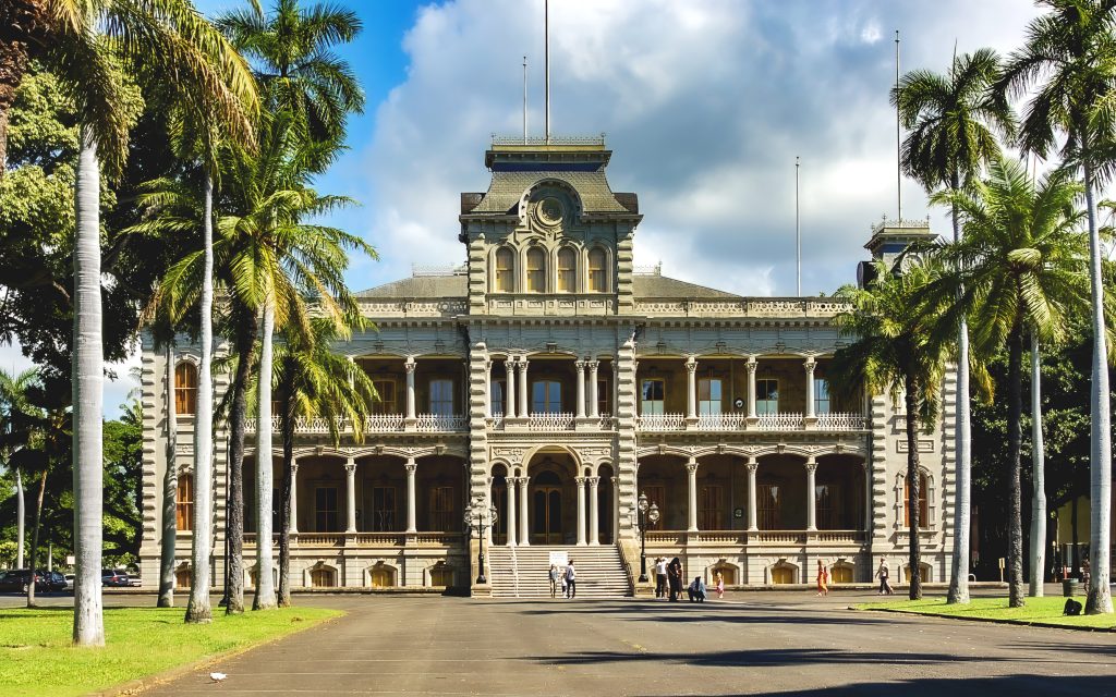 Ilolani Palace in Honolulu, Hawaii